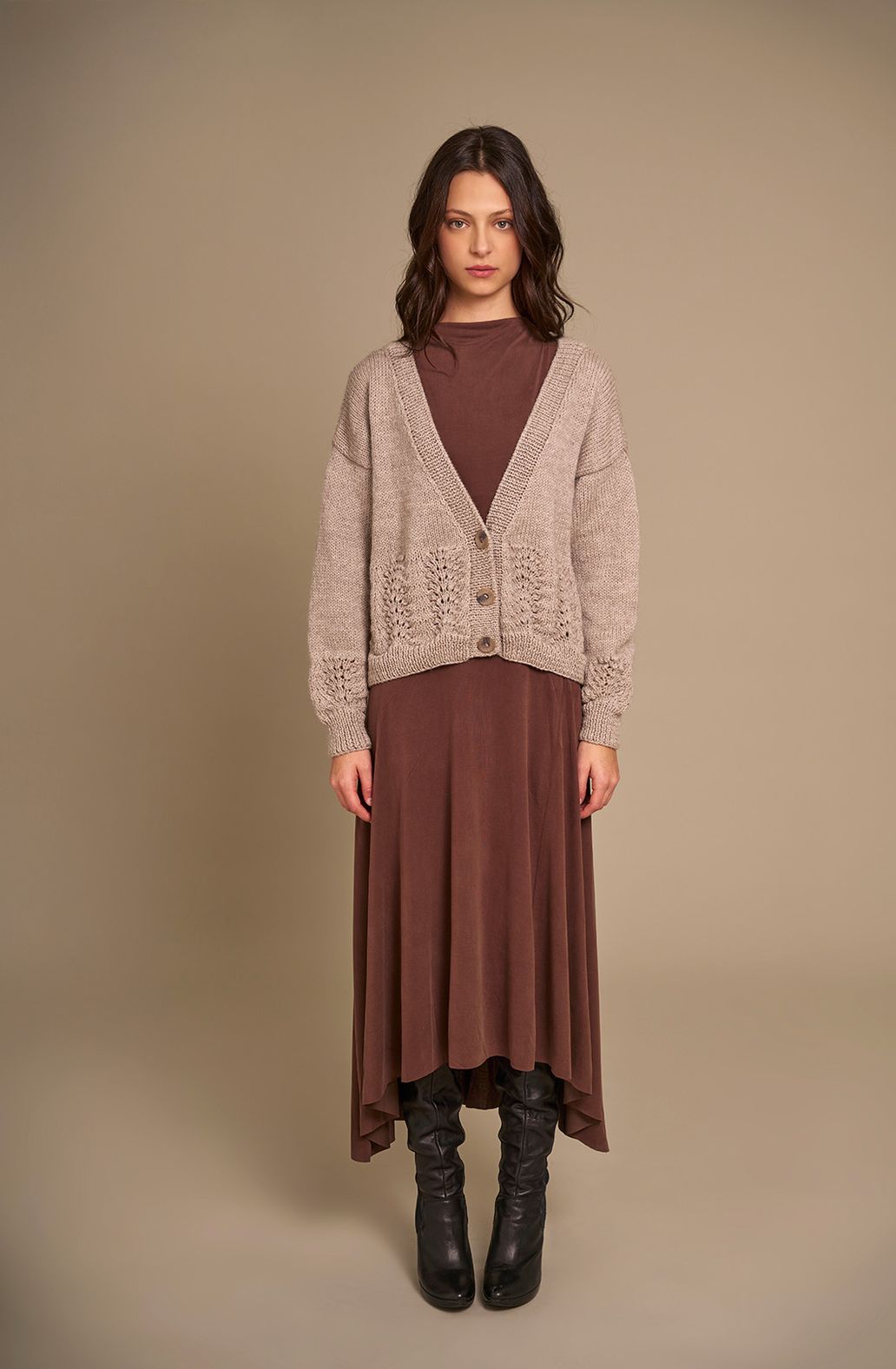 CARDIGAN MERINO YAK