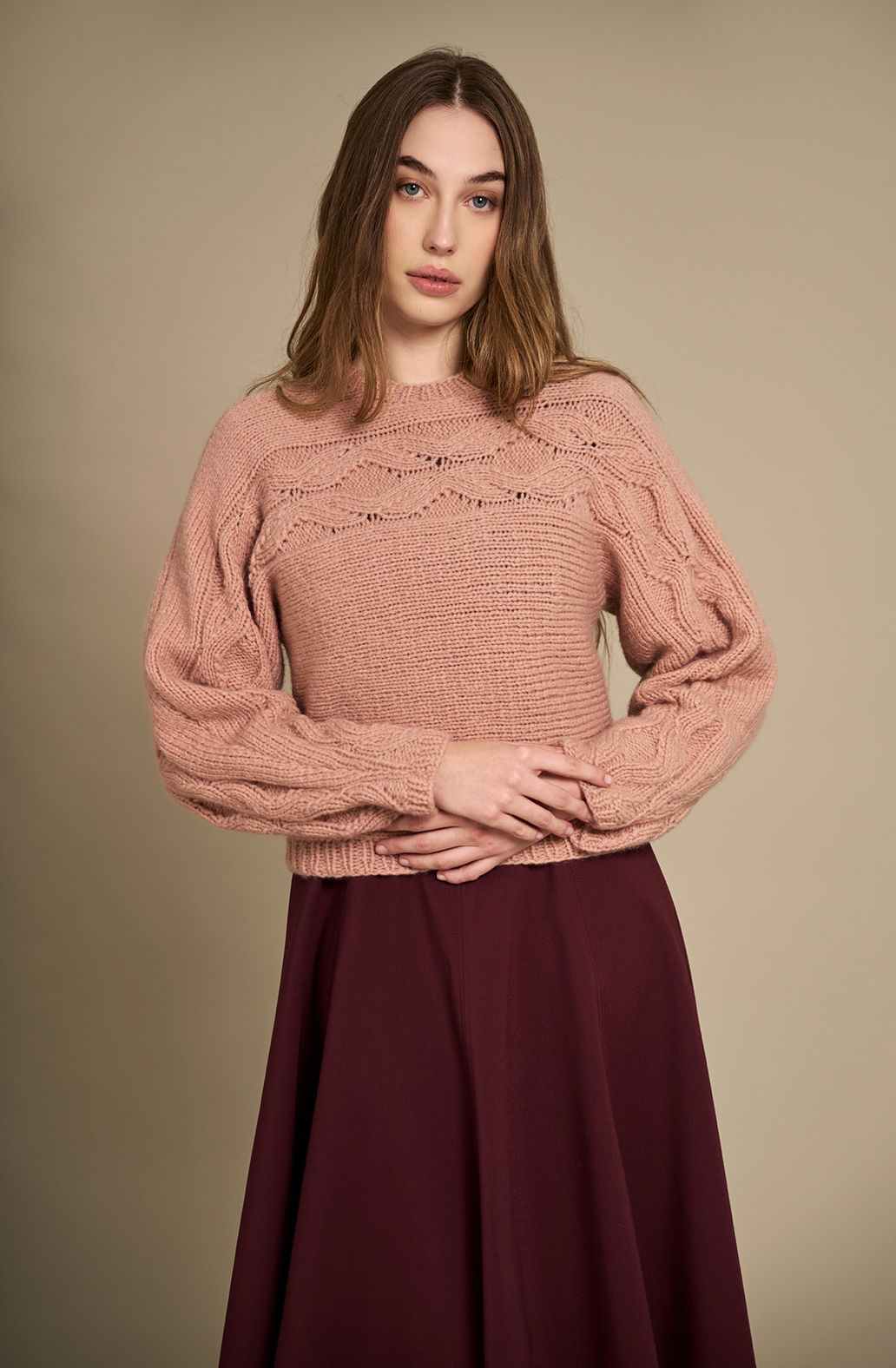 MAGLIA TRECCIA ROZENA
