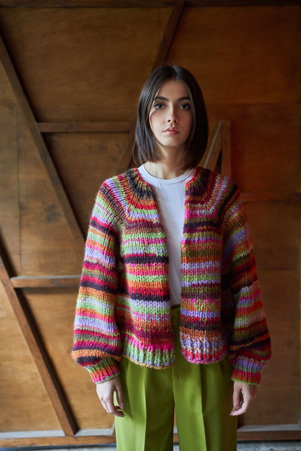 Multicolor cardigan online